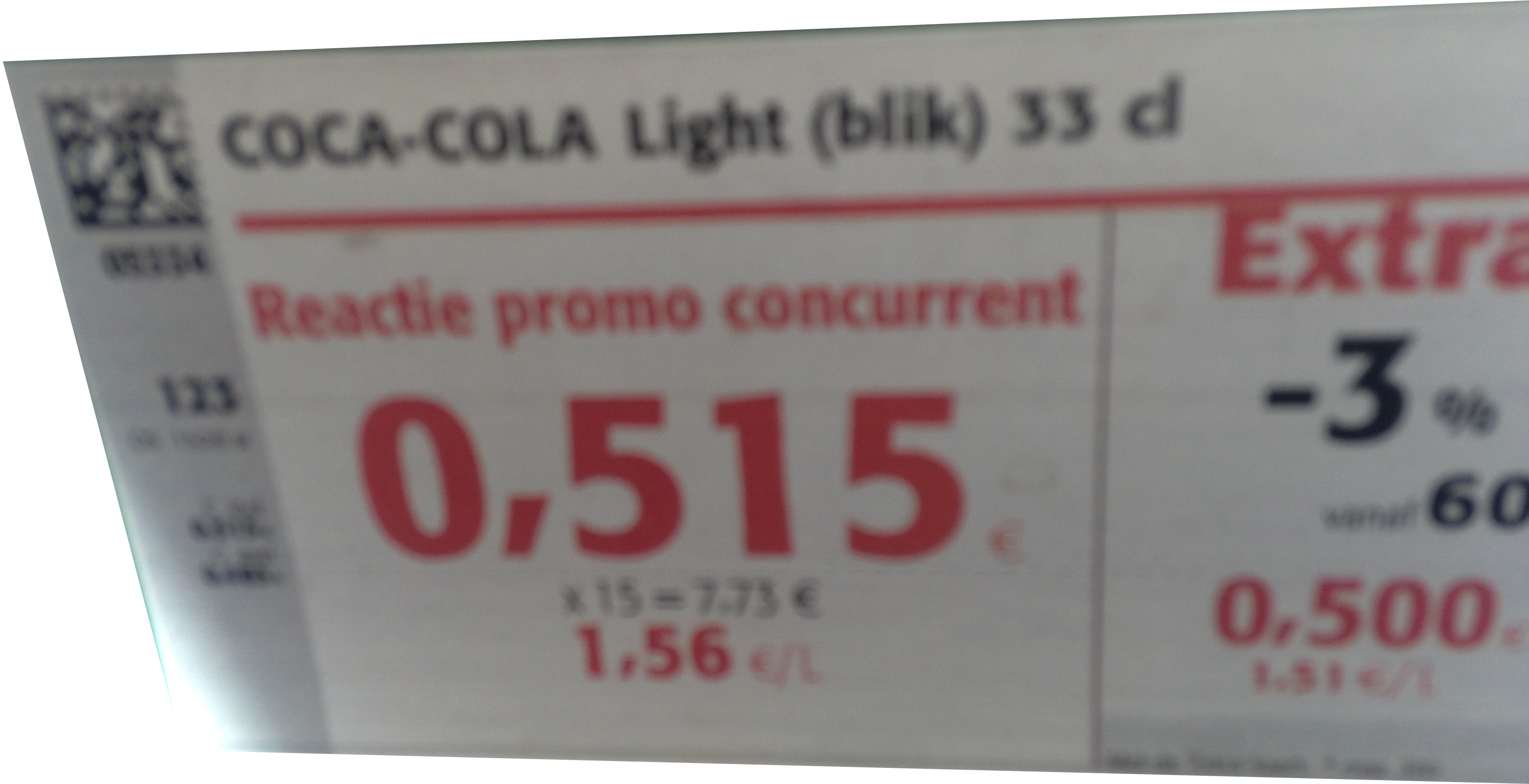 Coca-Cola Light 33cl Colruyt