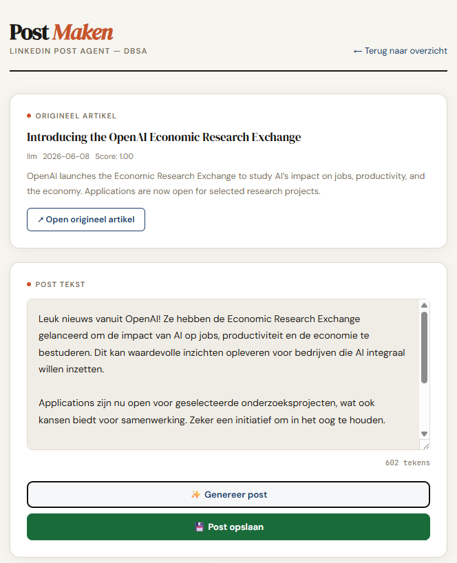Een linked-post maken